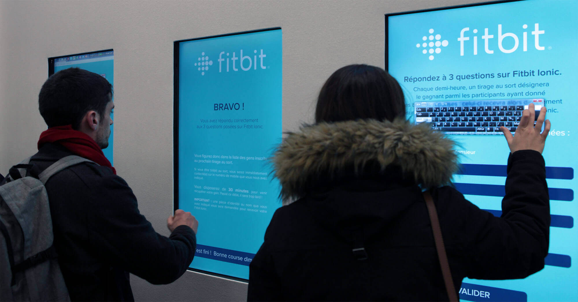 Stand traversant au Semi-Marathon de Paris